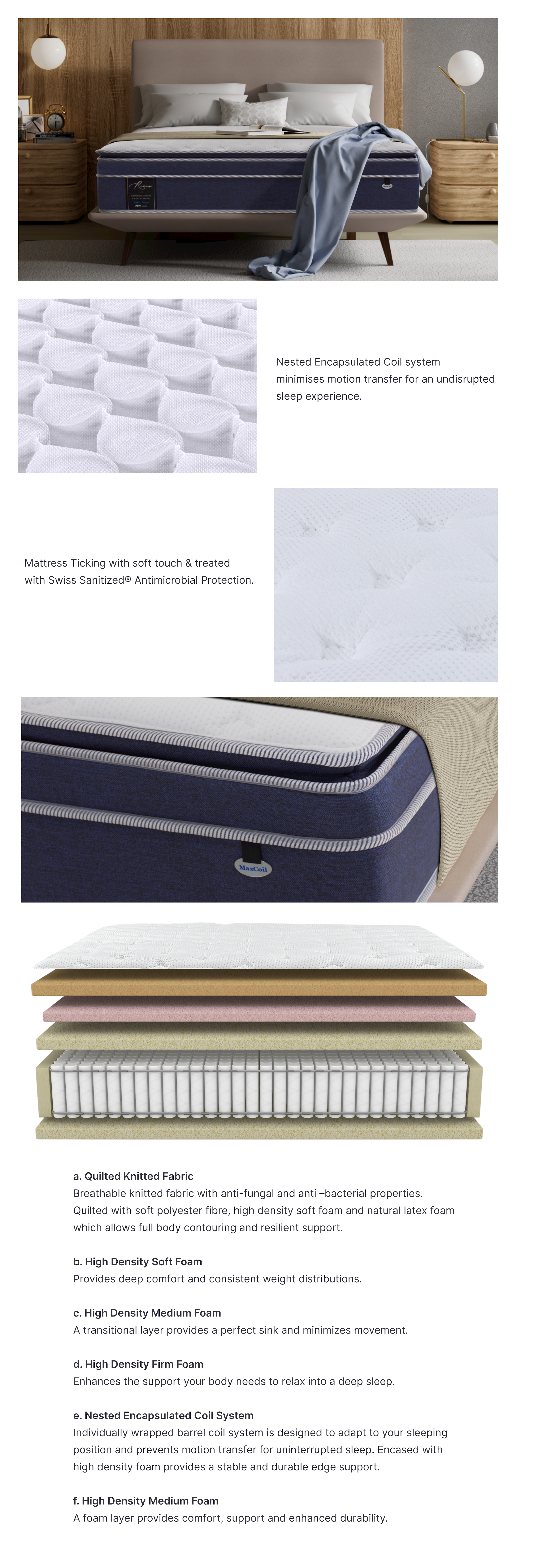 MaxCoil RENEW 35.5cm Mattress - Medium Soft (4 Sizes) *HipVan Exclusive!*, MaxCoil | HipVan